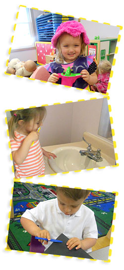 two year olds playing 