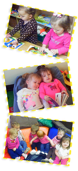 one year olds playing 
